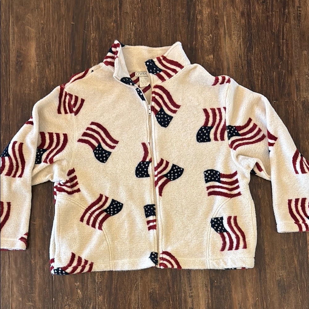 Cozy American Flag Jacket